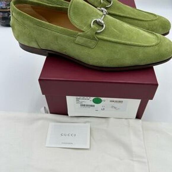 Men's Gucci, jordaan horse bit loafers size 11 fits 12 US made in Italy - Picture 12 of 13